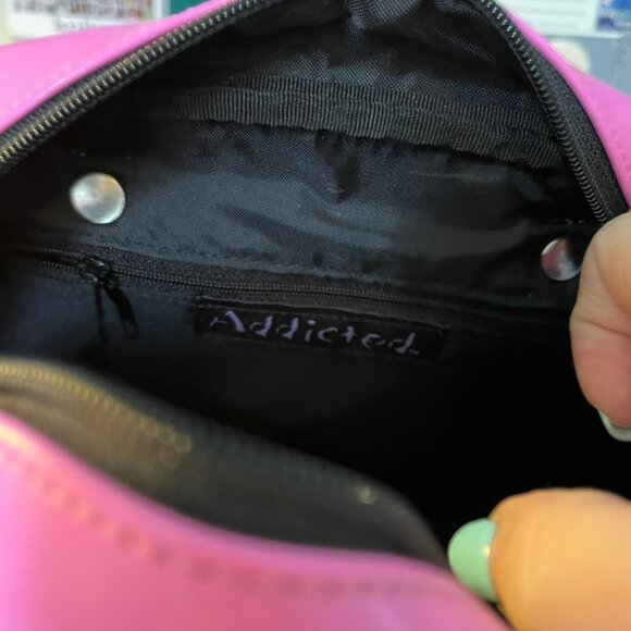 Vintage Addicted brand F*ck pink vinyl purse - Picture 7 of 8